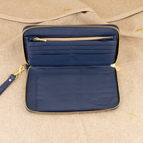 Genuine Leather Travel Wallets - Made in South Africa with Custom Personalisation - Royal Navy