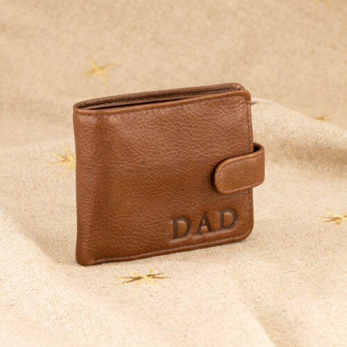 Genuine Leather Bifold Wallet with Coin pocket - Made in South Africa with Custom Personalisation Made in South Africa