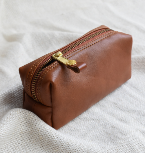 Genuine Leather Small Loaf Bag with personalisation
